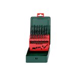 METABO SAS Coffret de 19 forets  à métaux en acier rapide HSS-R SP