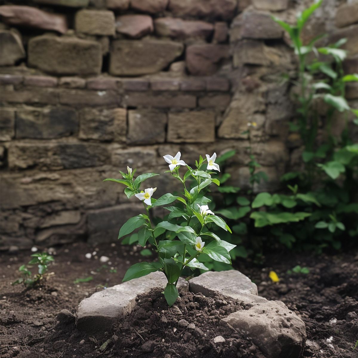 PLANT IN A BOX Jasmin étoilé - Set de 3 - Jasminum 'Officinale' - Hauteur 25-40cm - ⌀9cm