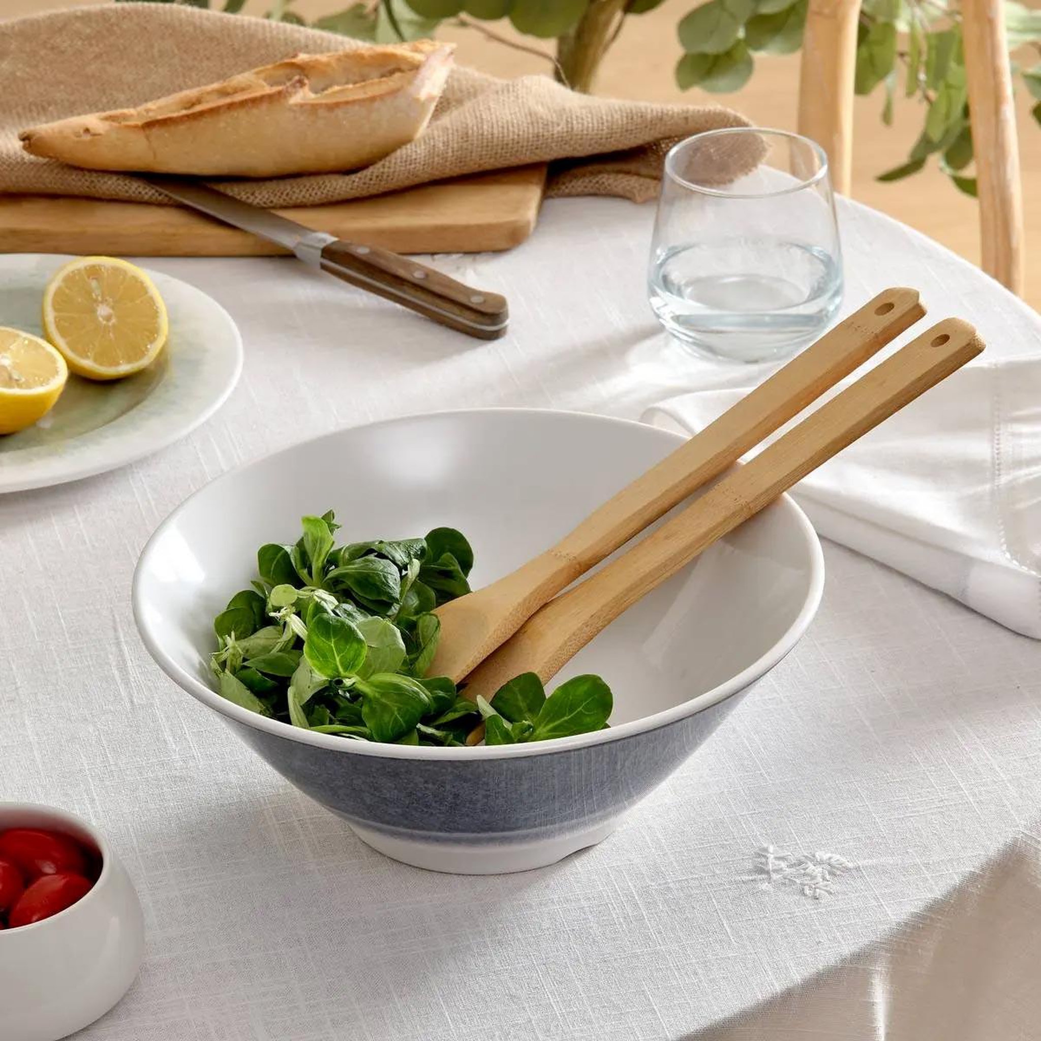 Voir la diapositive 2 : SECRET DE GOURMET Saladier en mélamine  fanny  18cm bleu