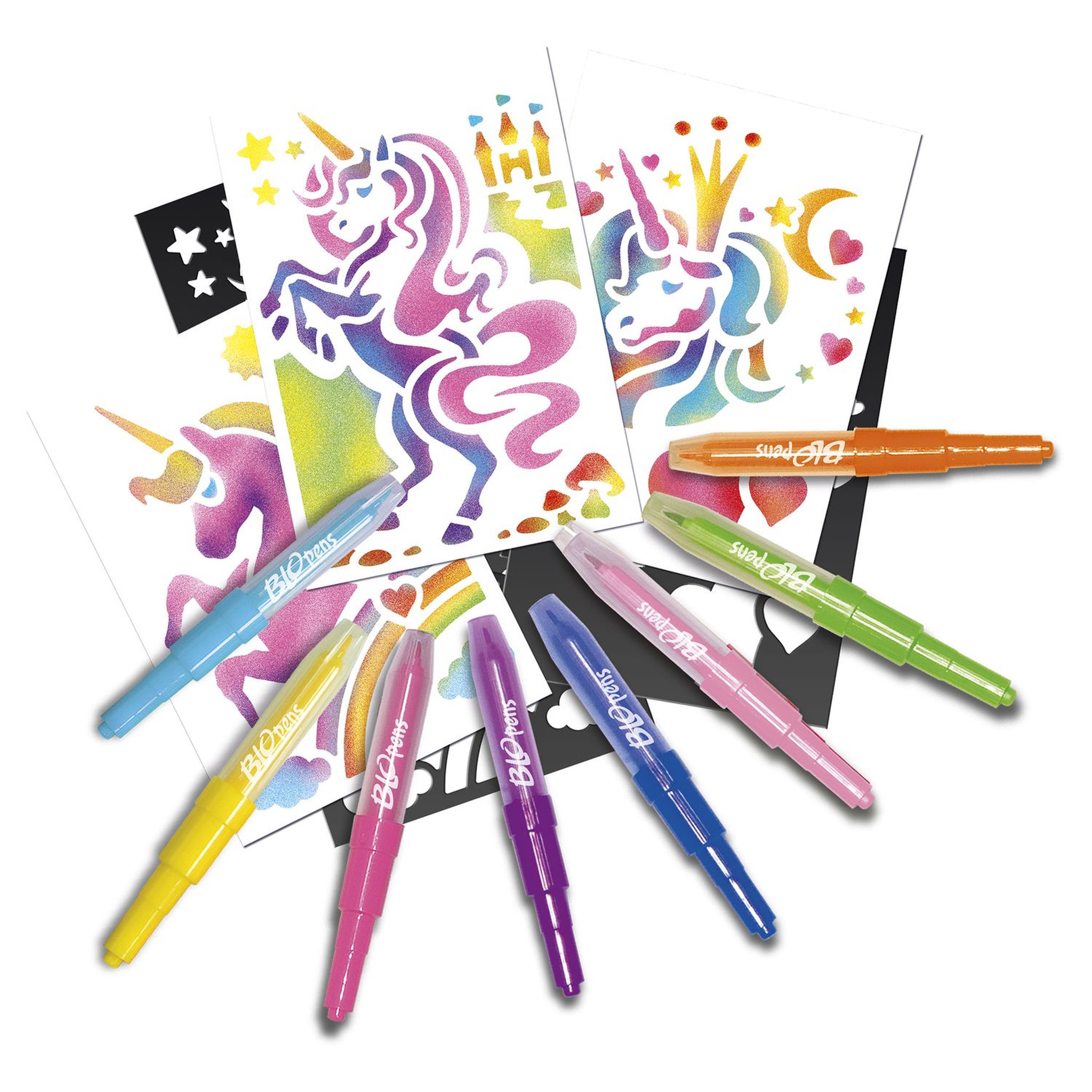 Voir la diapositive 3 : LANSAY Blopens - Set d'activités chevaux fantastiques