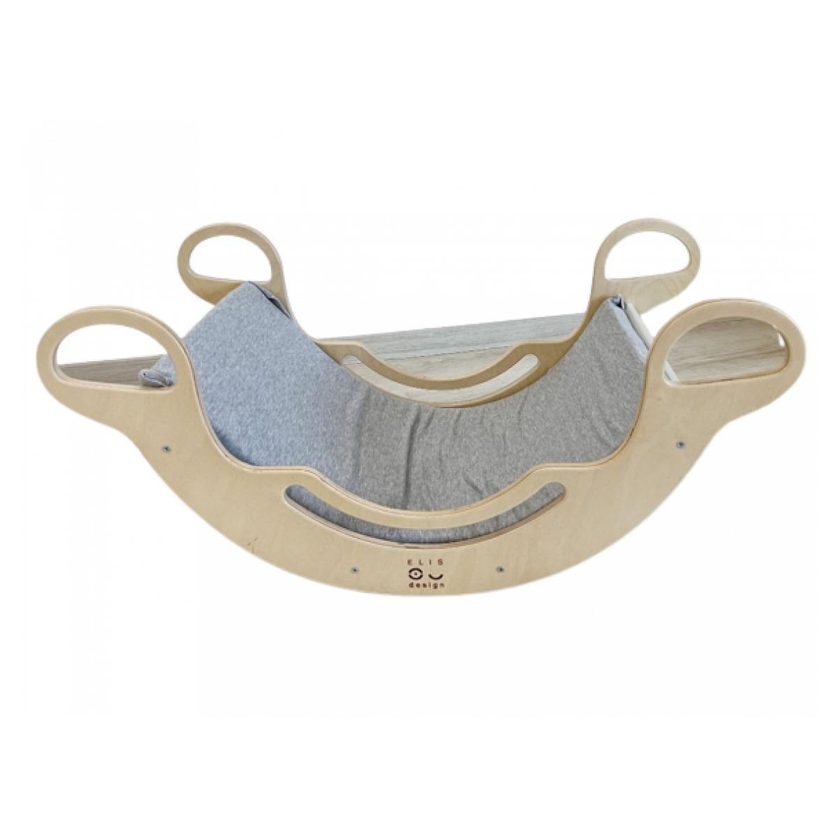 ELIS DESIGN Housse textile pour Rocker Montessori- Avec élasthanne - gris