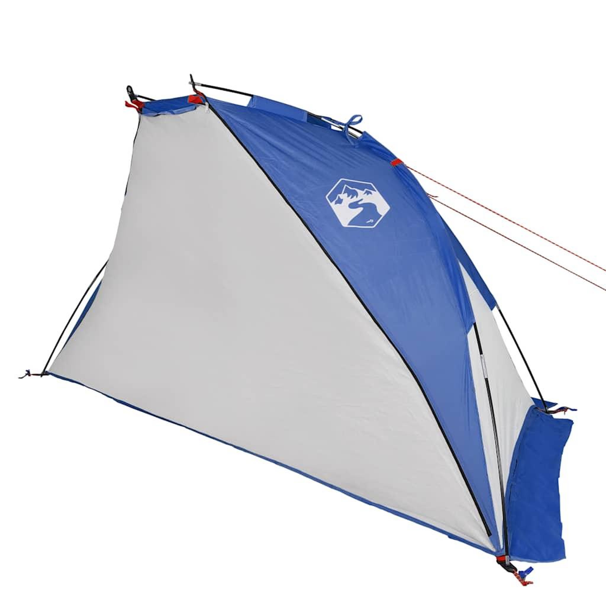 Voir la diapositive 5 : VIDAXL Tente de plage bleu azure 268x223x125 cm 185T polyester