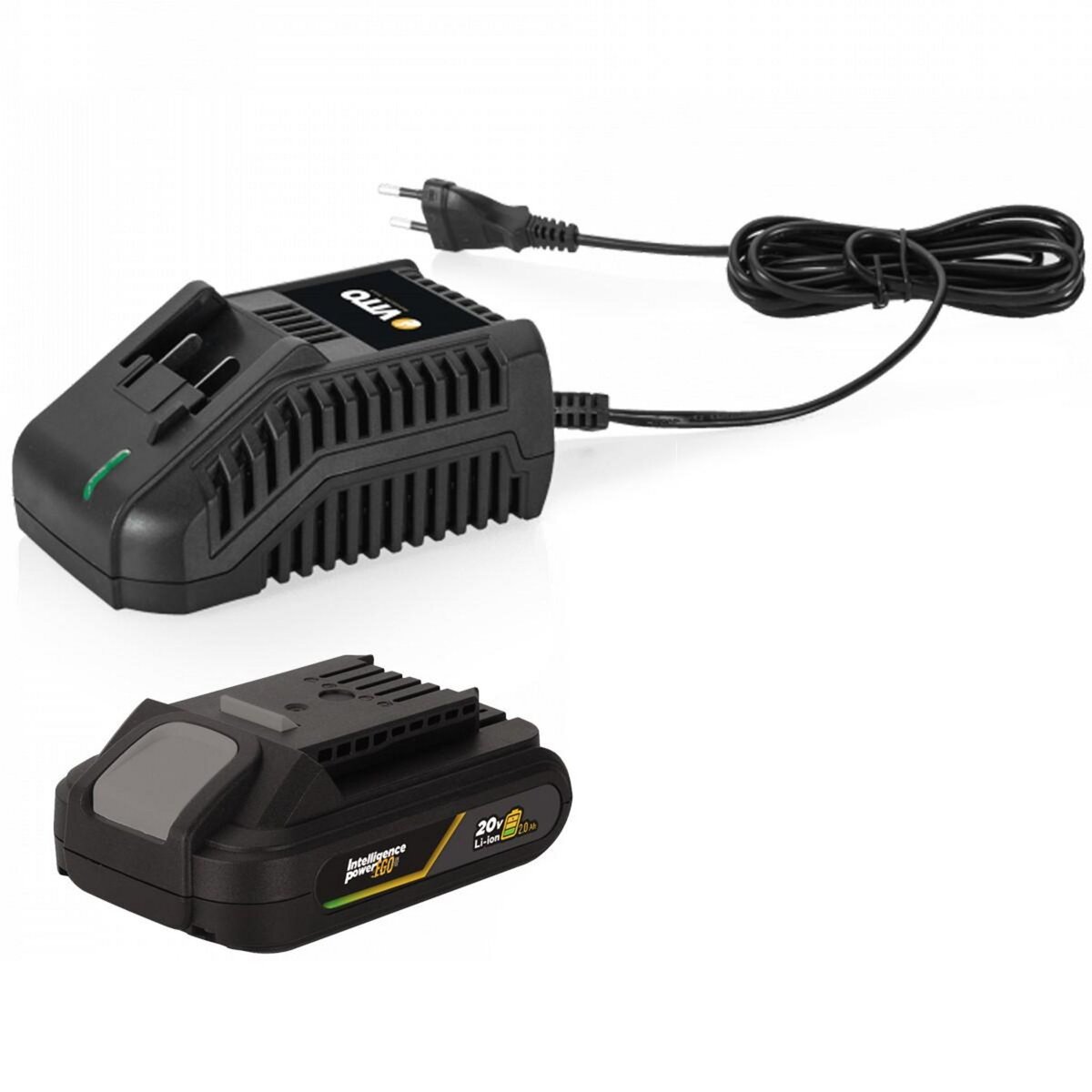VITO Garden Coupe Bordure sans fil 20V + Batterie 4AH + Chargeur + Jeu de 20 lames coupantes VITO