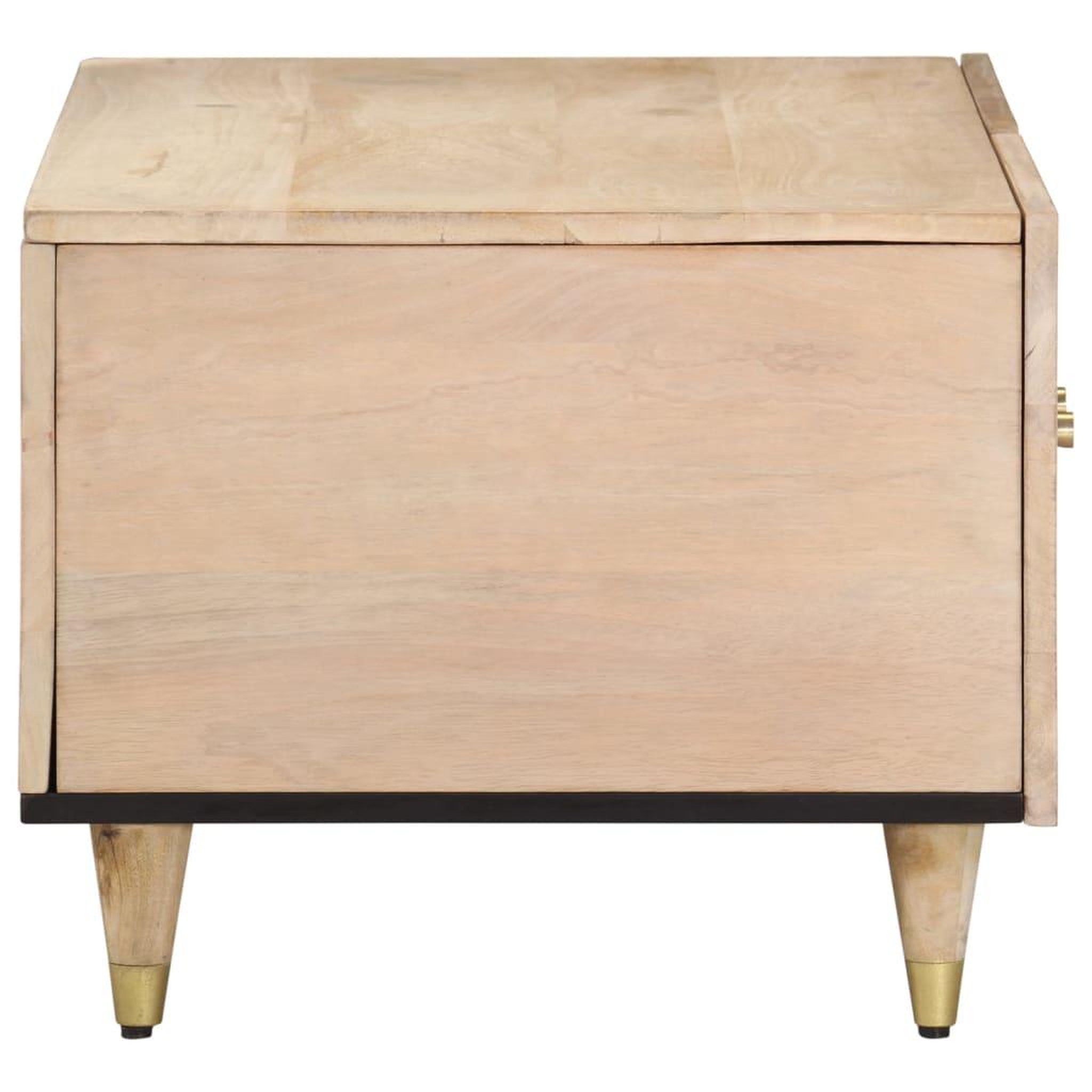 Voir la diapositive 4 : VIDAXL Table basse 80x50x40 cm bois de manguier massif