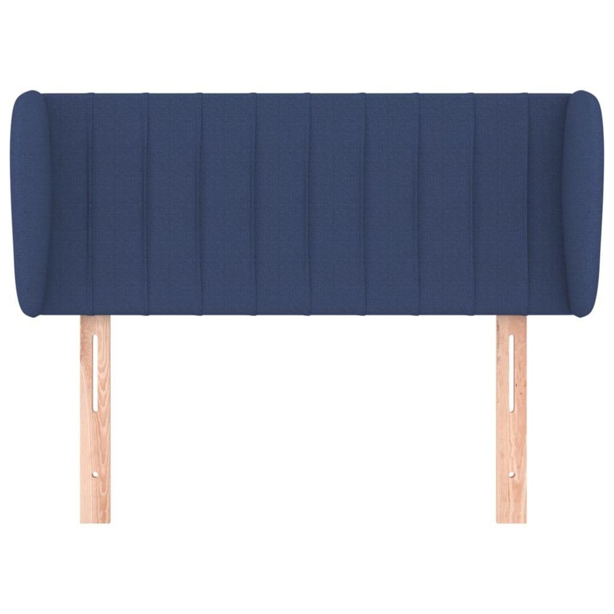 VIDAXL Tete de lit avec oreilles Bleu 103x23x78/88 cm Tissu