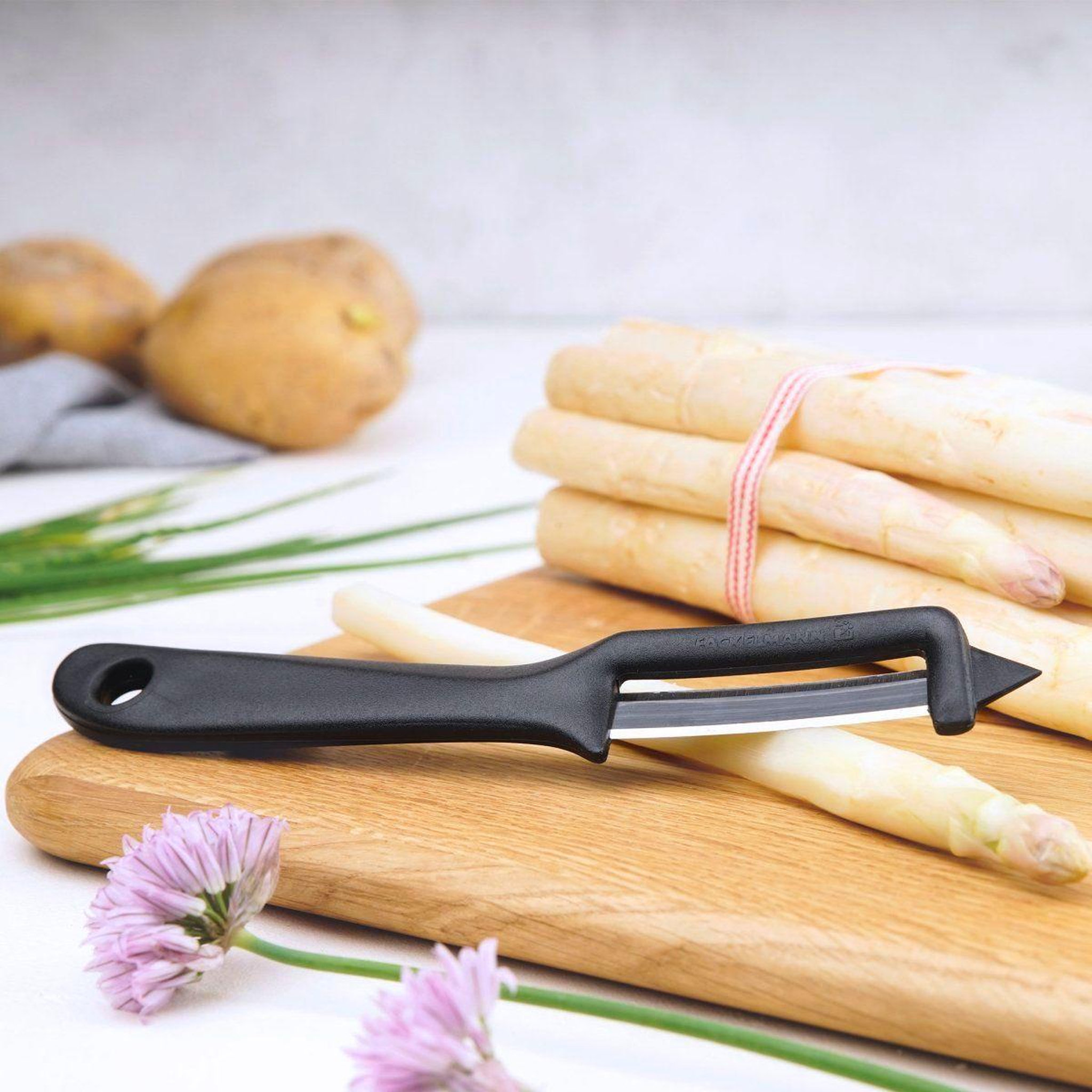 Voir la diapositive 6 : Fackelmann Lot de 2 éplucheurs multifonctions pour légumes 19 cm fackelmann basic