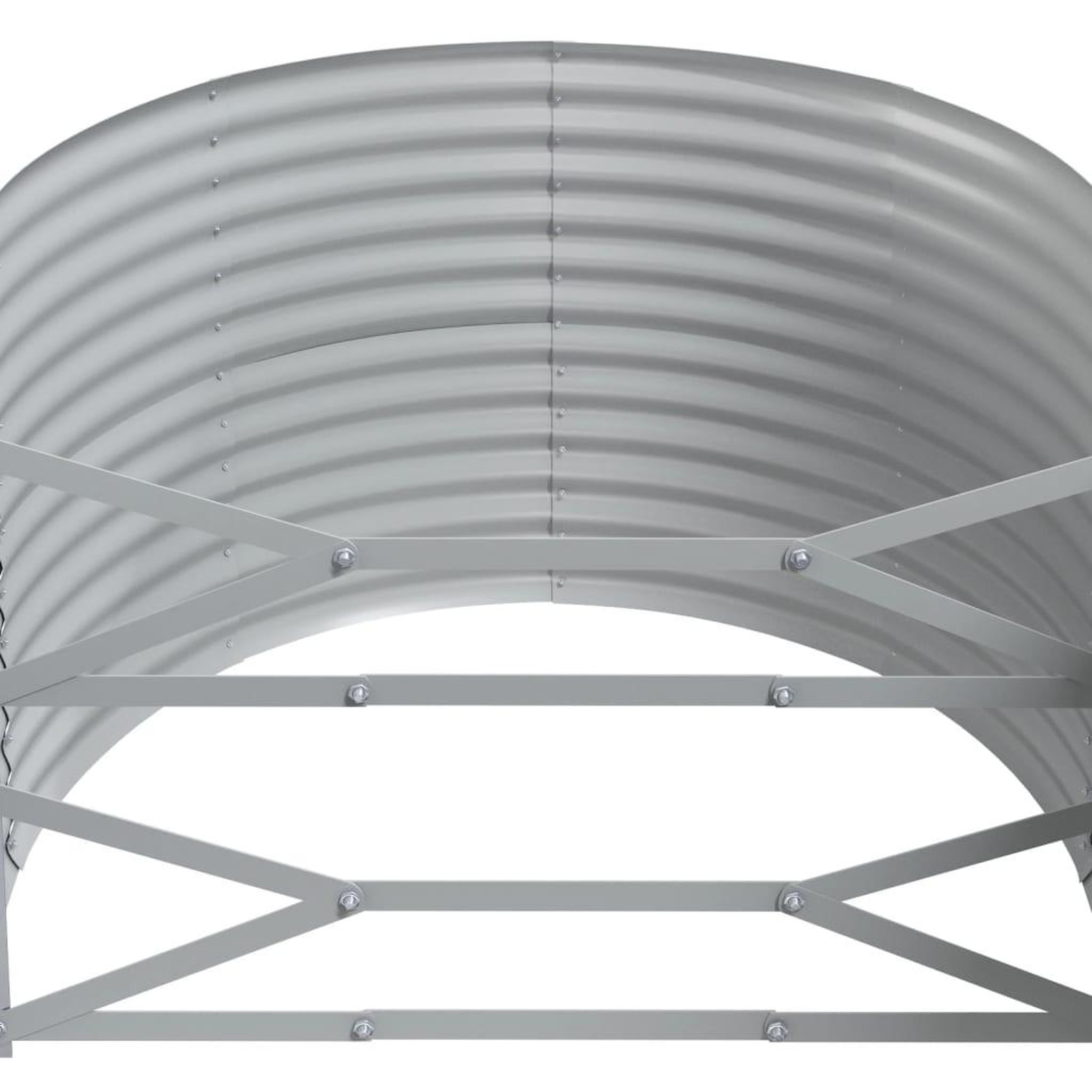 Voir la diapositive 5 : VIDAXL Lit sureleve de jardin Acier enduit de poudre marron