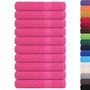 Voir la diapositive 2 : VIDAXL Serviettes 10 pcs rose 100x200 cm 360 g m² 100% coton