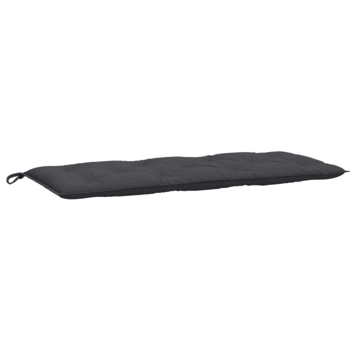 VIDAXL Coussins de banc de jardin lot de 2 anthracite melange tissu
