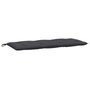 Voir la diapositive 5 : VIDAXL Coussins de banc de jardin lot de 2 anthracite melange tissu