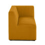 Voir la diapositive 1 : LISA DESIGN Nova - module d'assise droit - en velours
