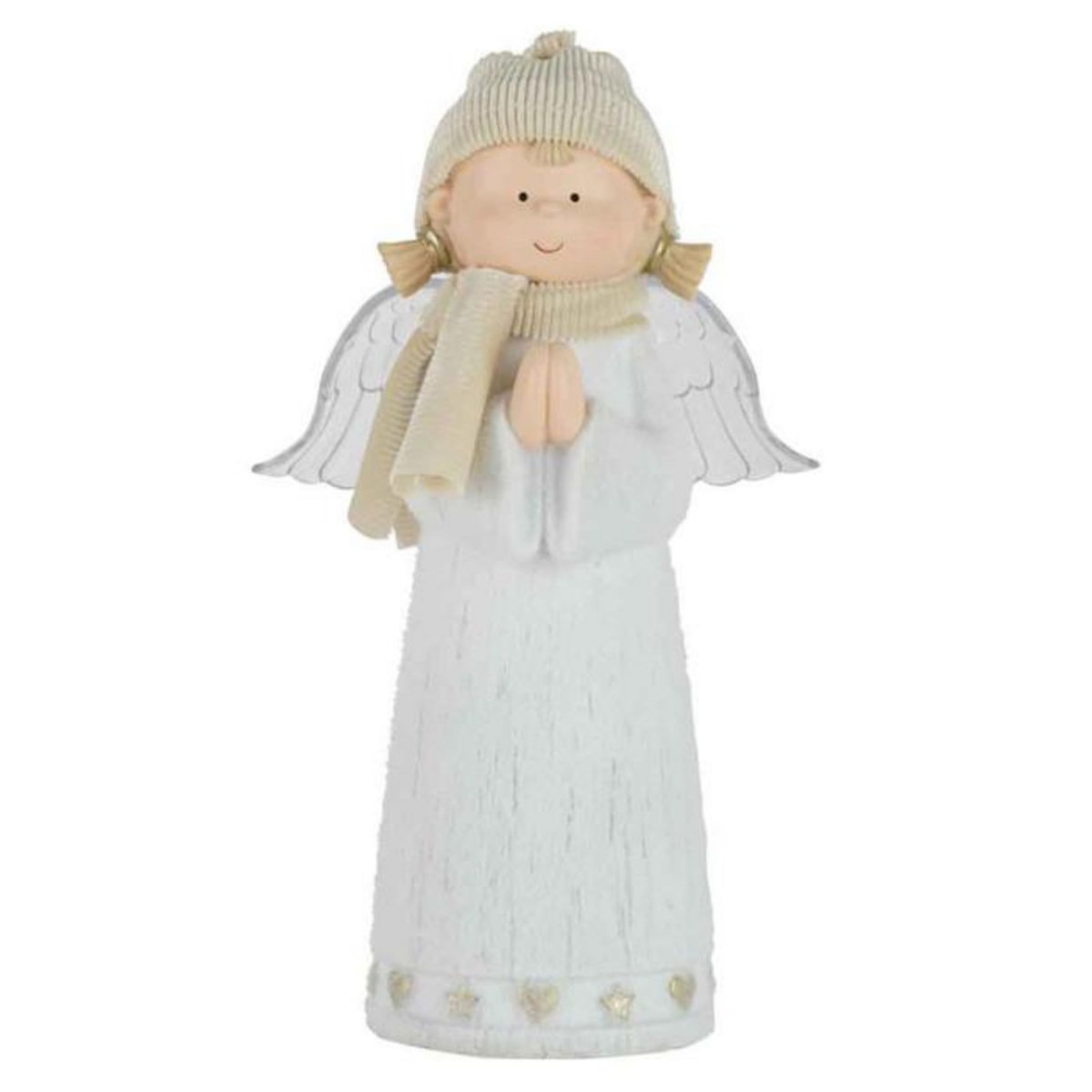 Paris Prix Statuette Déco Led  Ange  28cm Blanc