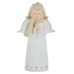 Paris Prix Statuette Déco Led  Ange  28cm Blanc