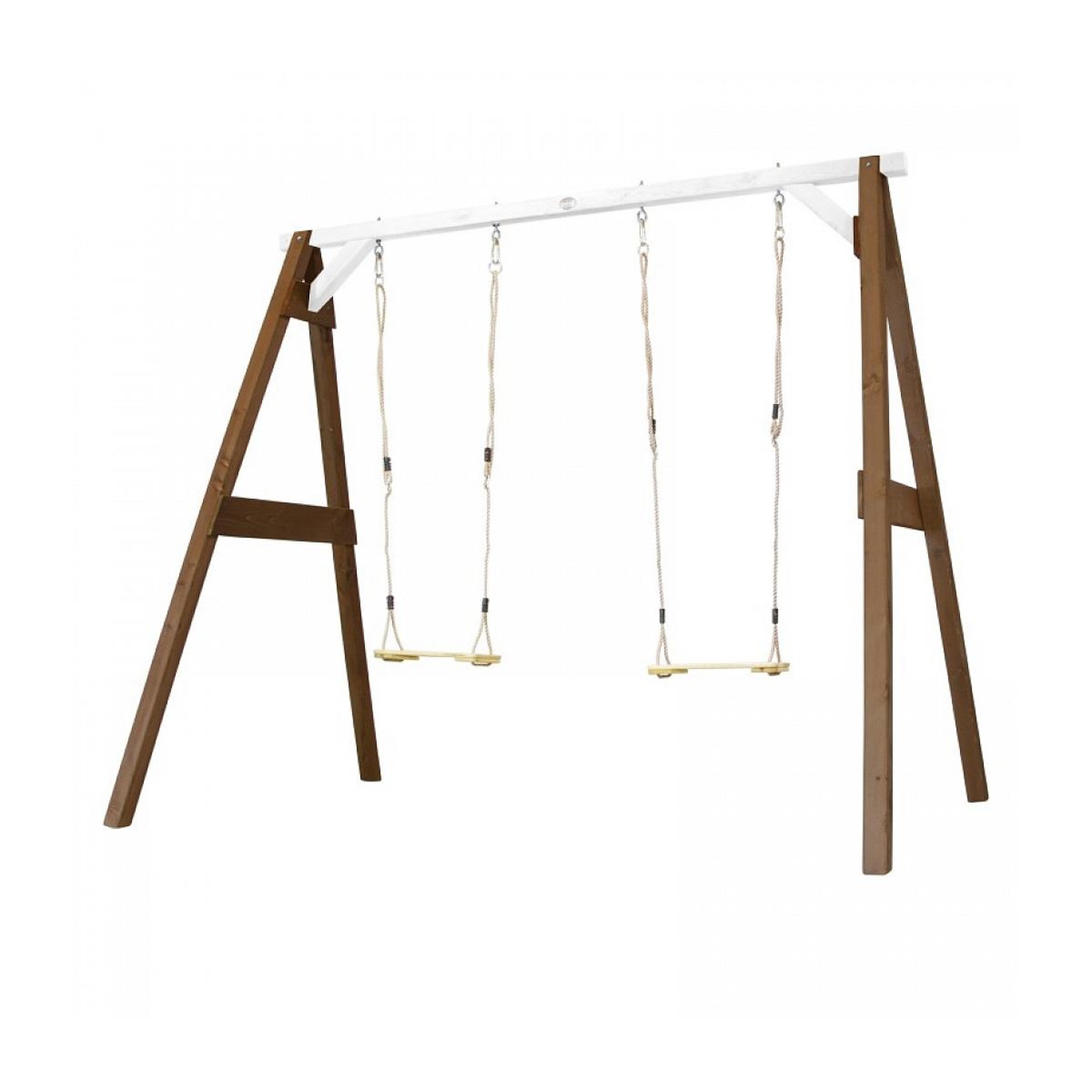 Axi House AXI Portique 4 en 1 Sports Fun Marron Blanc 160x254x207cm