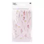 RICO DESIGN Stickers en gel fleurs graminées