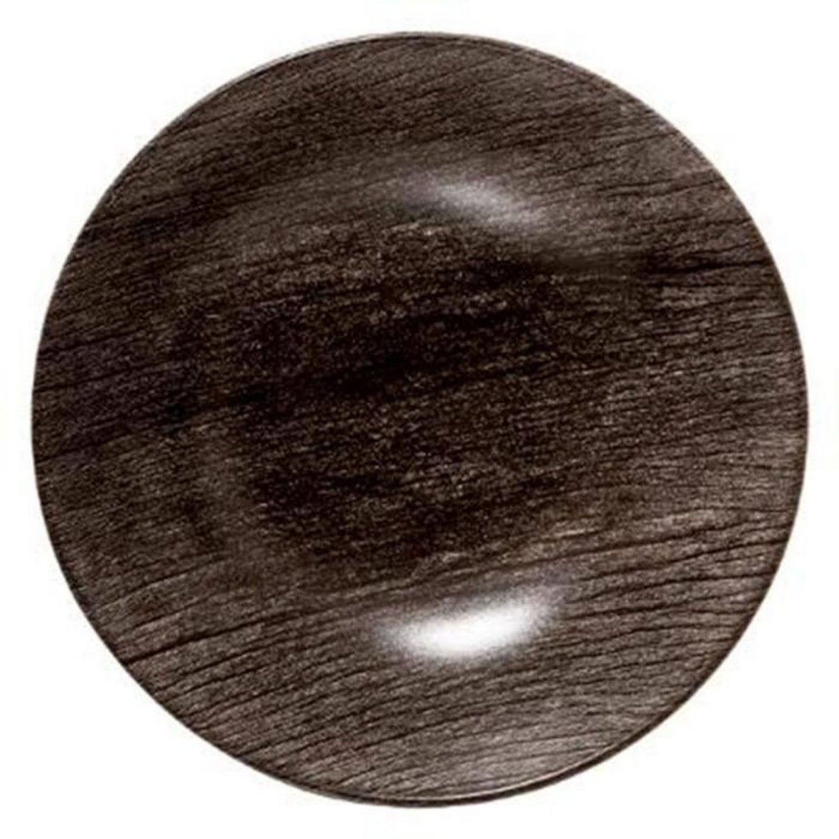 SECRET DE GOURMET Lot de 6 Assiettes Creuses  Vie Sauvage  20cm Noir