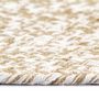 Voir la diapositive 3 : VIDAXL Tapis fait a la main Jute Blanc et naturel 120 cm
