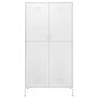 Voir la diapositive 3 : VIDAXL Garde-robe Blanc 90x50x180 cm Acier