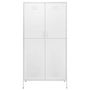 Voir la diapositive 3 : VIDAXL Garde-robe Blanc 90x50x180 cm Acier