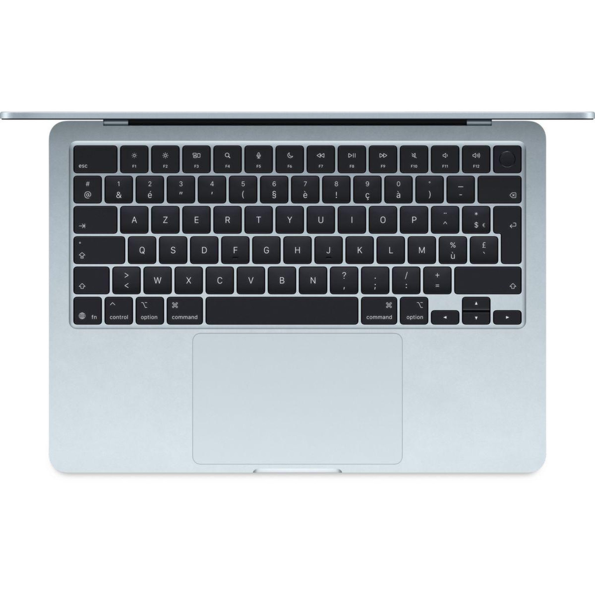 Voir la diapositive 2 : APPLE Ordinateur apple air 13  puce m5 cpu 10 / gpu 8 coeurs mémoire ram 16go stockage 512go ssd bleu ciel