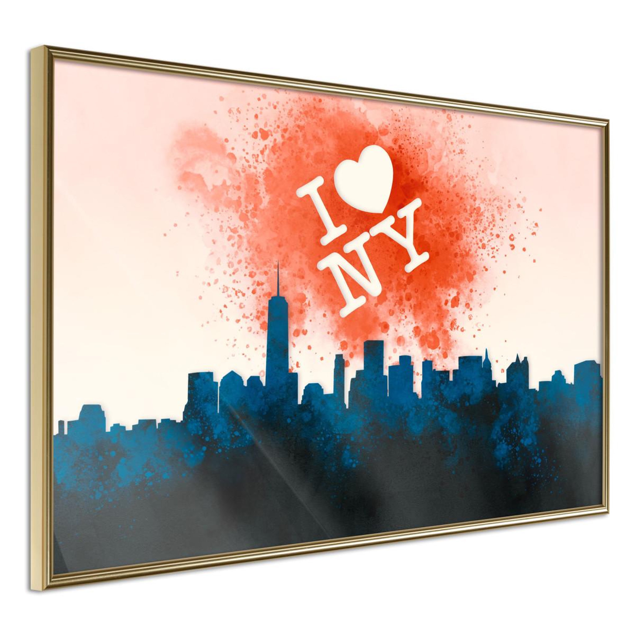 Paris Prix Affiche murale encadrée  inscription above the city