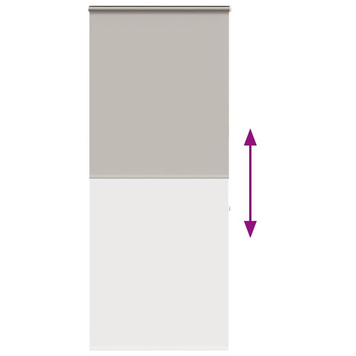 VIDAXL Store enrouleur de douche avec cassette largeur du tissu 96 cm