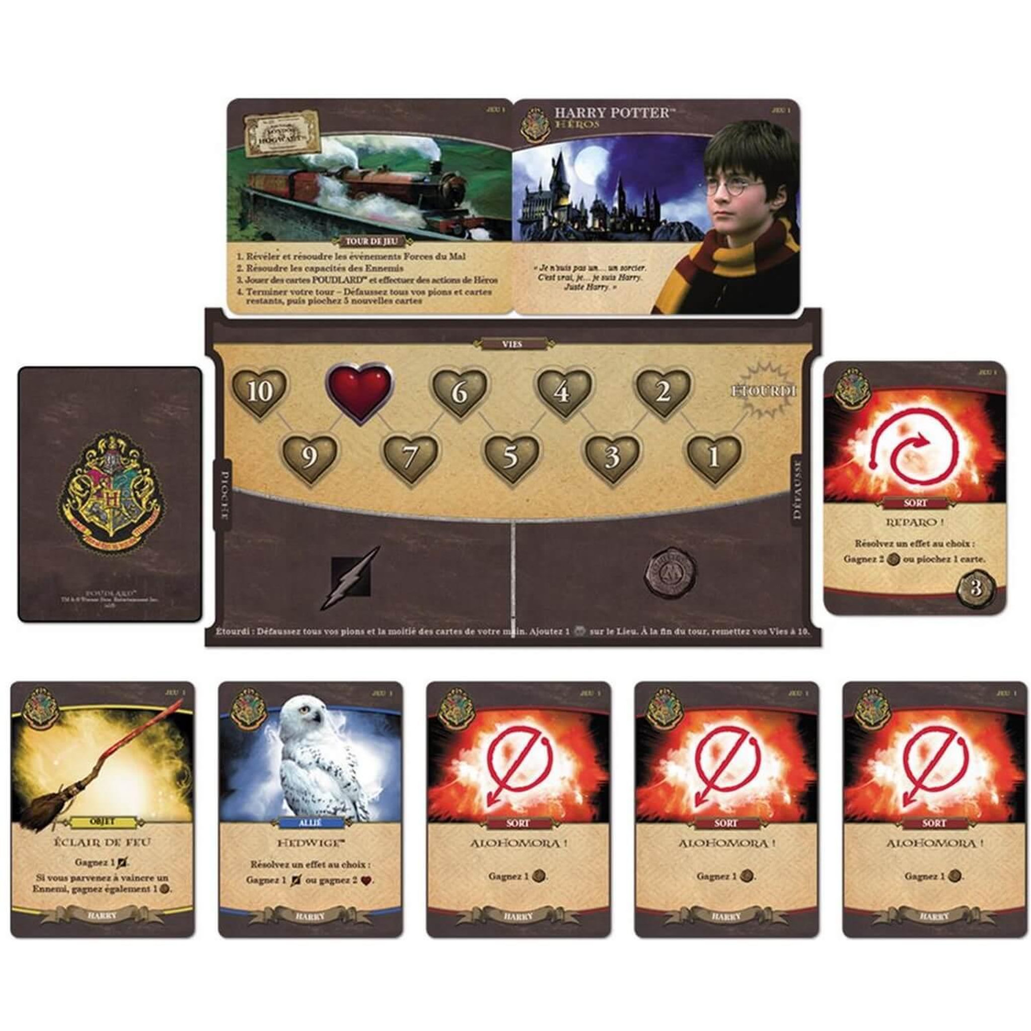 Voir la diapositive 3 : Asmodee HARRY POTTER : BATAILLE À POUDLARD, Papeterie