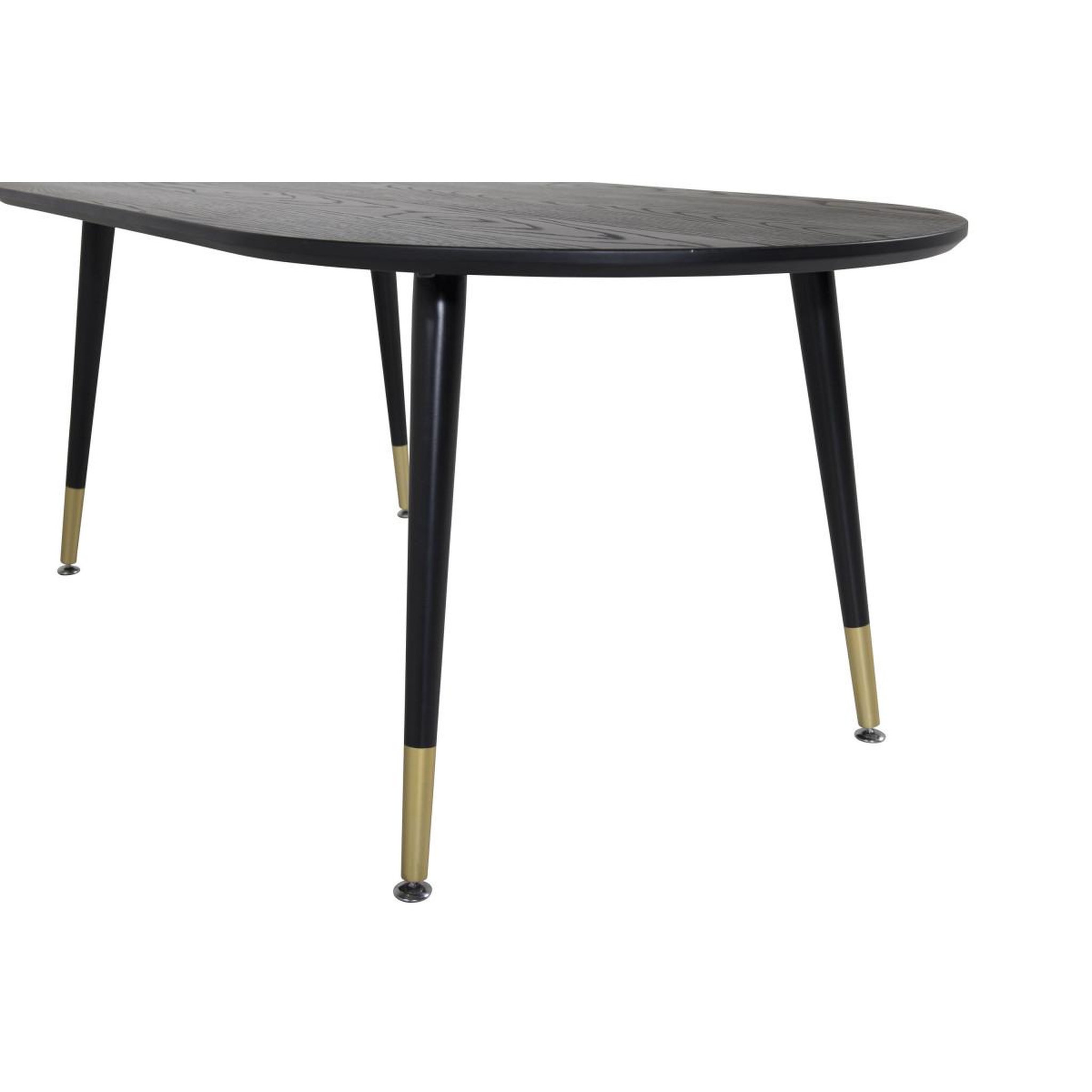 Voir la diapositive 6 : Paris Prix Table basse ovale  dipp  120cm noir