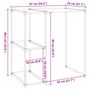 Voir la diapositive 6 : VIDAXL Support de rangement sur la machine a laver Gris 87x55x90,5 cm