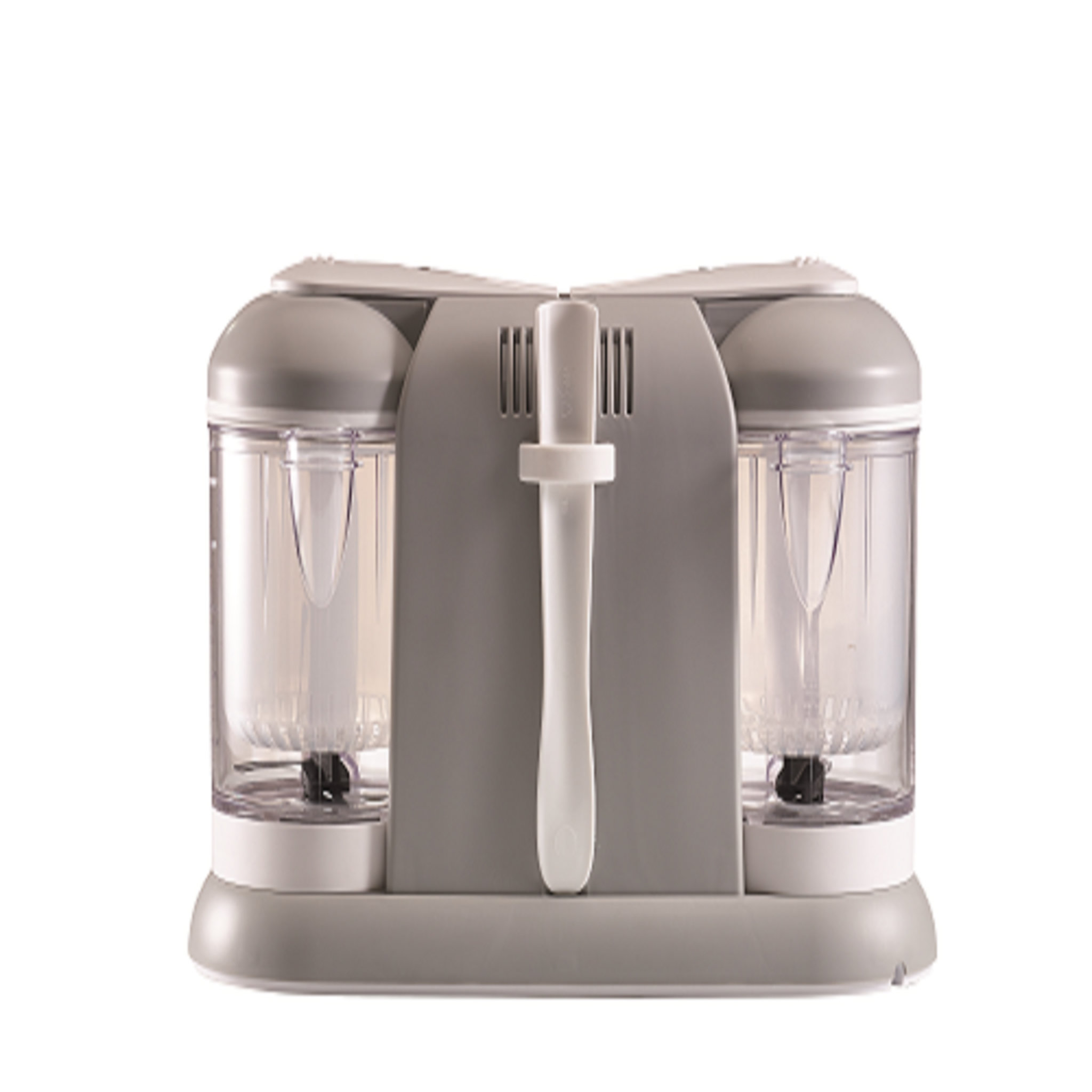 Voir la diapositive 5 : BEABA Cuiseur vapeur - mixeur 2 bols BabyCook® Plus - Gris