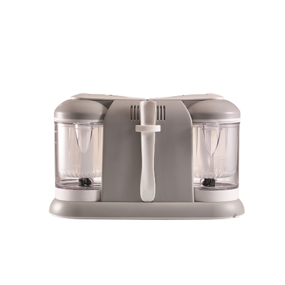 BEABA Cuiseur vapeur - mixeur 2 bols BabyCook® Plus - Gris