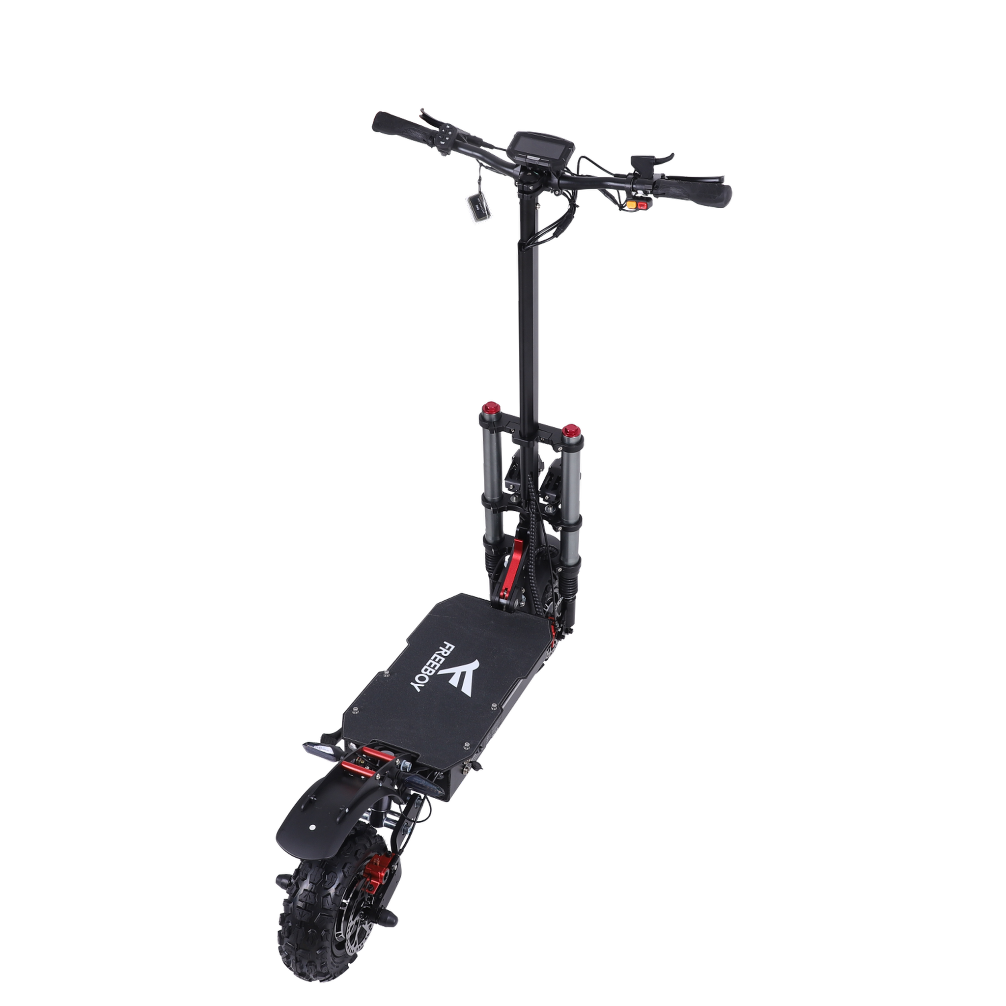 Voir la diapositive 4 : FREEBOY Trottinette électrique freeboy j30max avec siège – double suspension, grande autonomie, tout-terrain