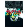 Cahier de texte garçon 15,5x21,7cm - couverture rigide - Les Simpsons bart skills graffiti noir