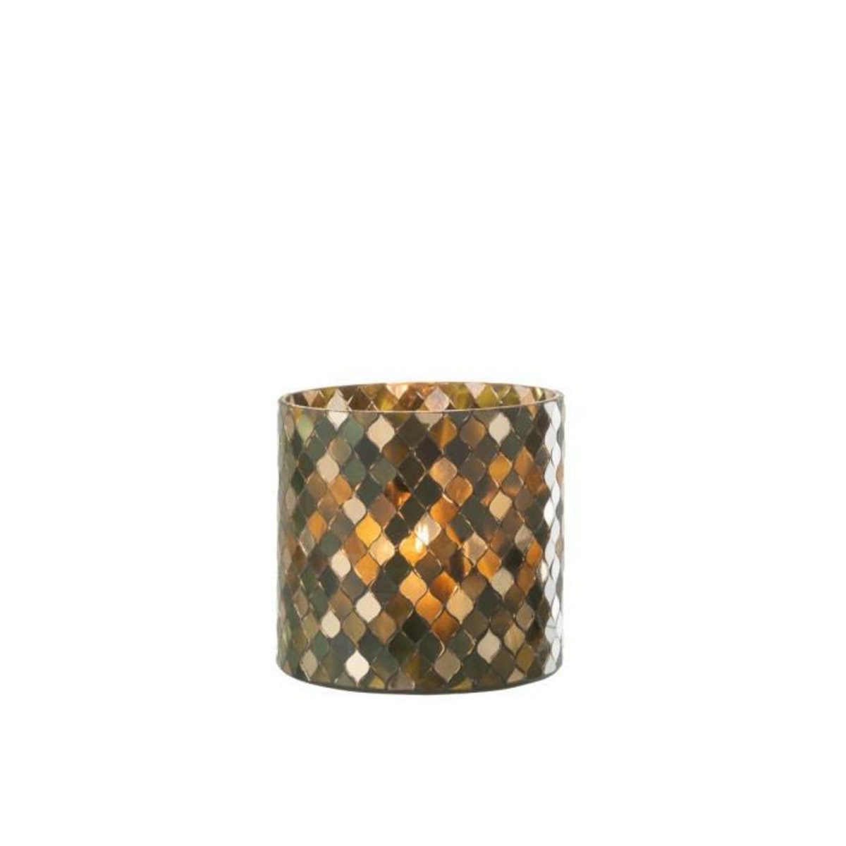 Paris Prix Photophore Déco Mosaïque  Tom  15cm Vert