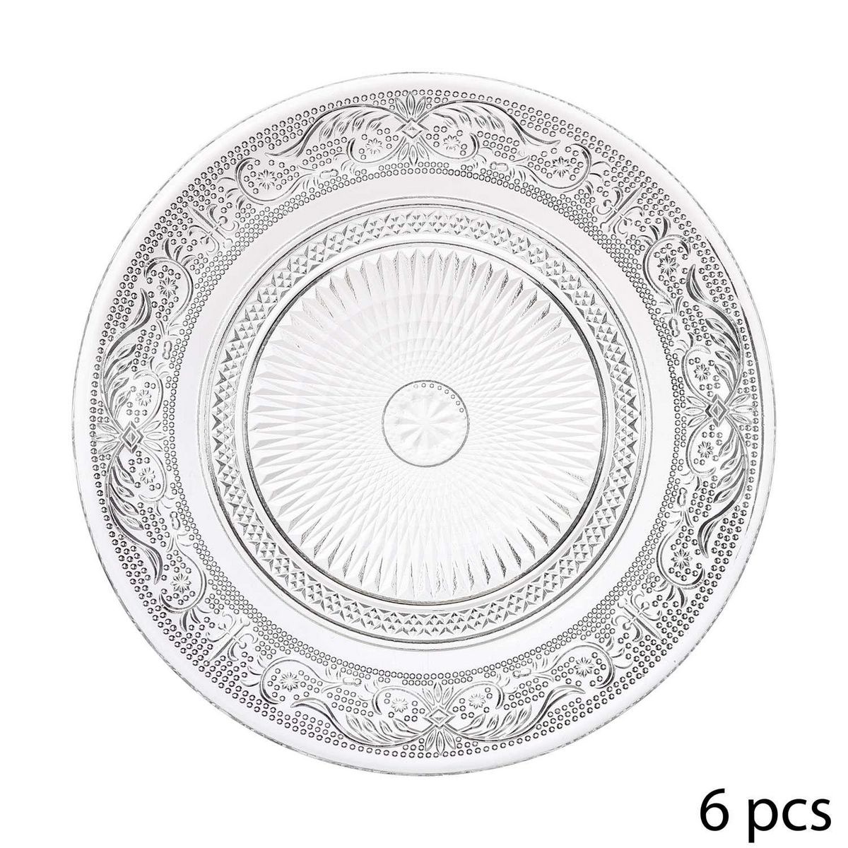 SECRET DE GOURMET Service vaisselle 18 pièces RENAISSANCE - Transparent