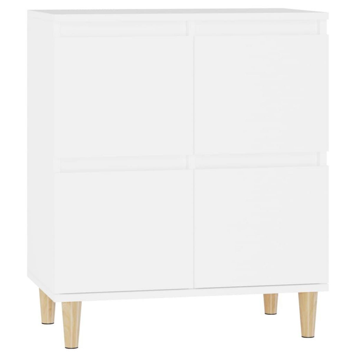 VIDAXL Buffet Blanc 60x35x70 cm Bois d'ingenierie