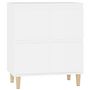 Voir la diapositive 2 : VIDAXL Buffet Blanc 60x35x70 cm Bois d'ingenierie