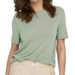 JACQUELINE DE YONG T shirt Kaki Femme JDY Faustina. Coloris disponibles : Vert