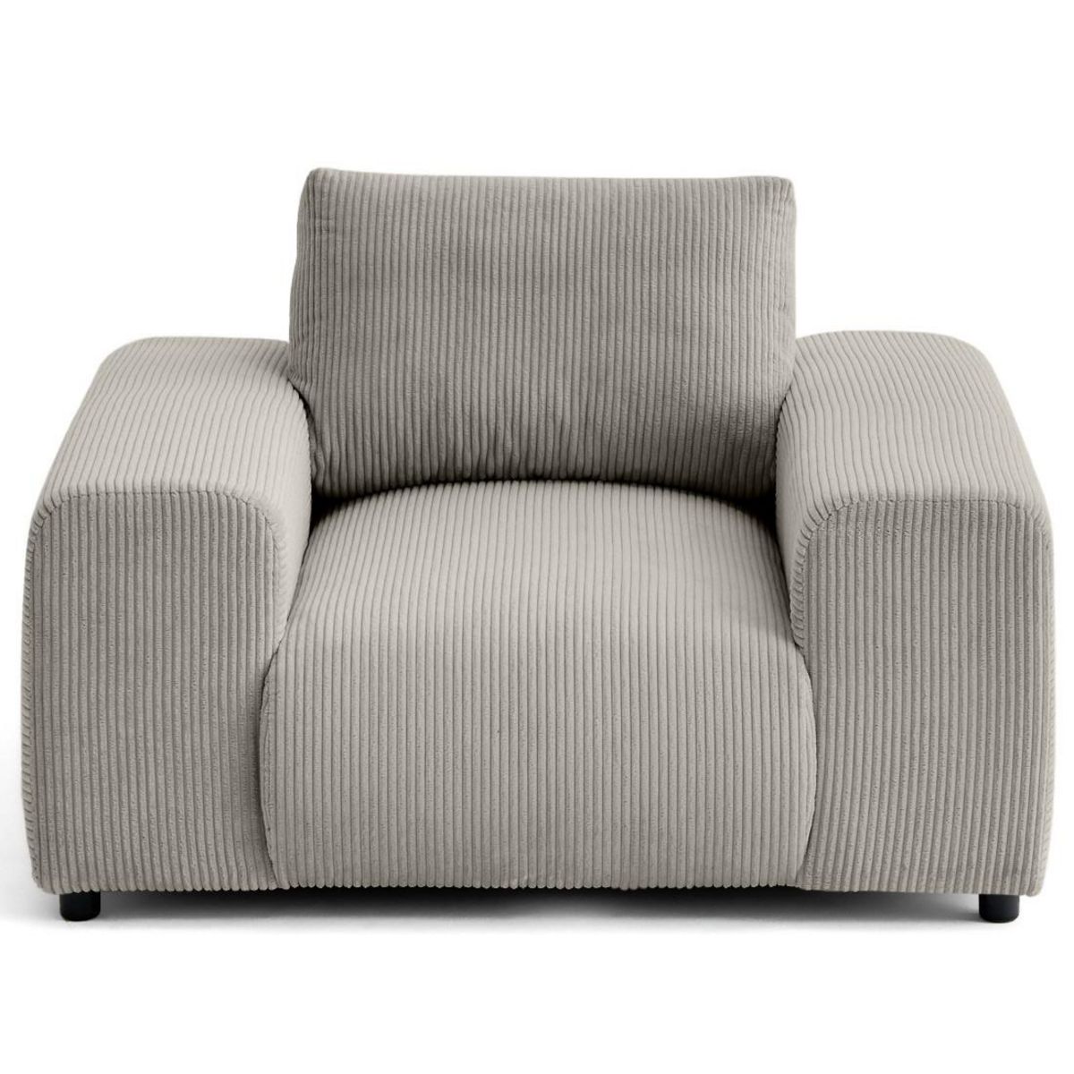 LISA DESIGN Garance - fauteuil en velours côtelé