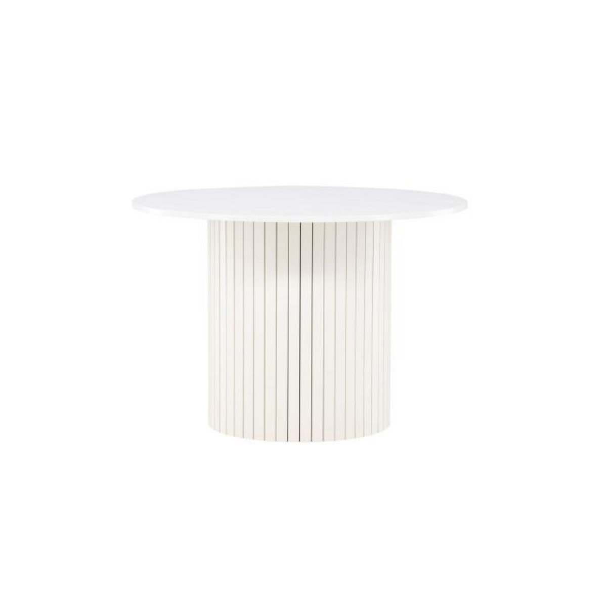 Paris Prix Table à Manger Ronde  Härön  110cm Blanc