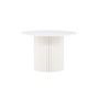 Voir la diapositive 2 : Paris Prix Table à Manger Ronde  Härön  110cm Blanc