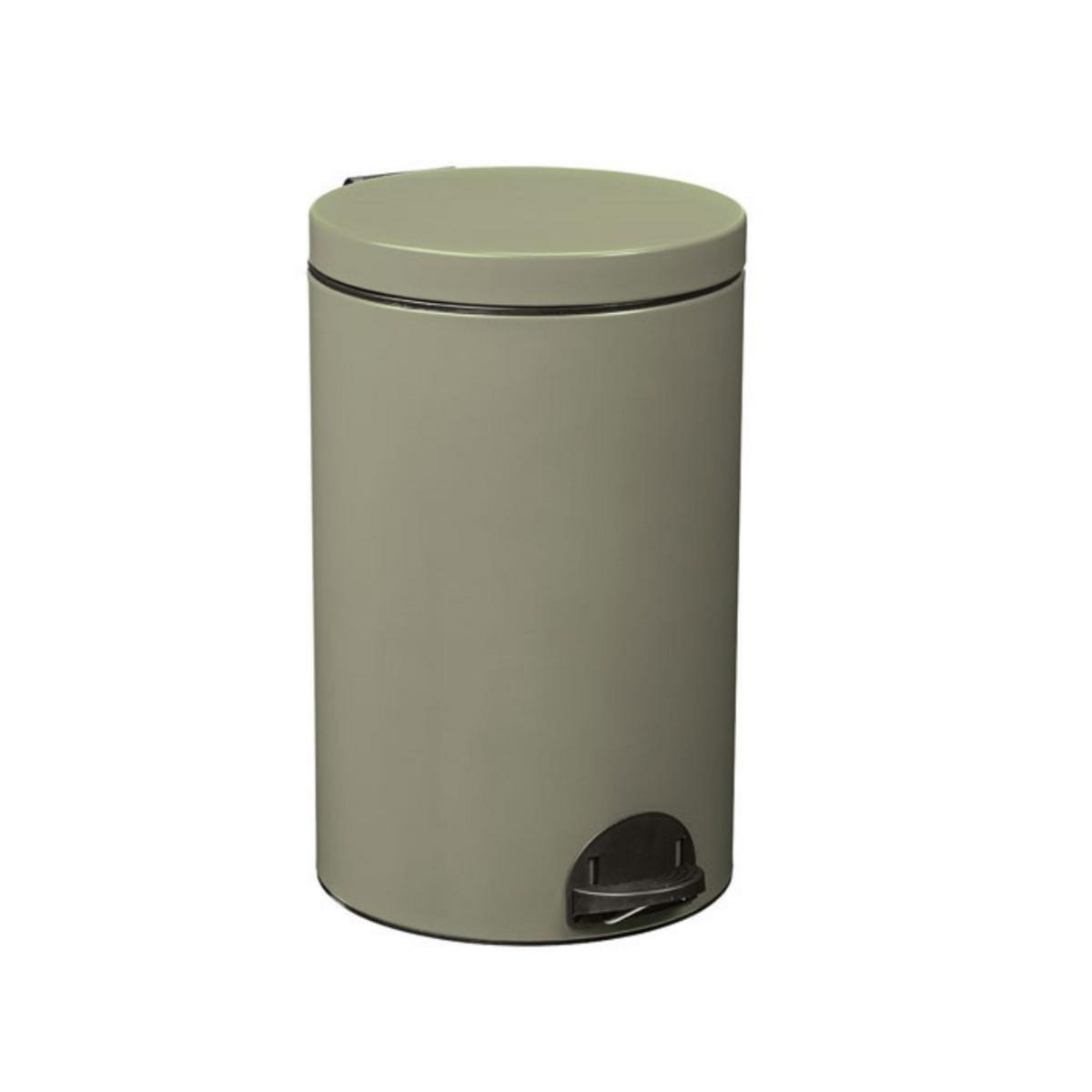 Rossignol Poubelle à pédale 20l gris vert - 90246