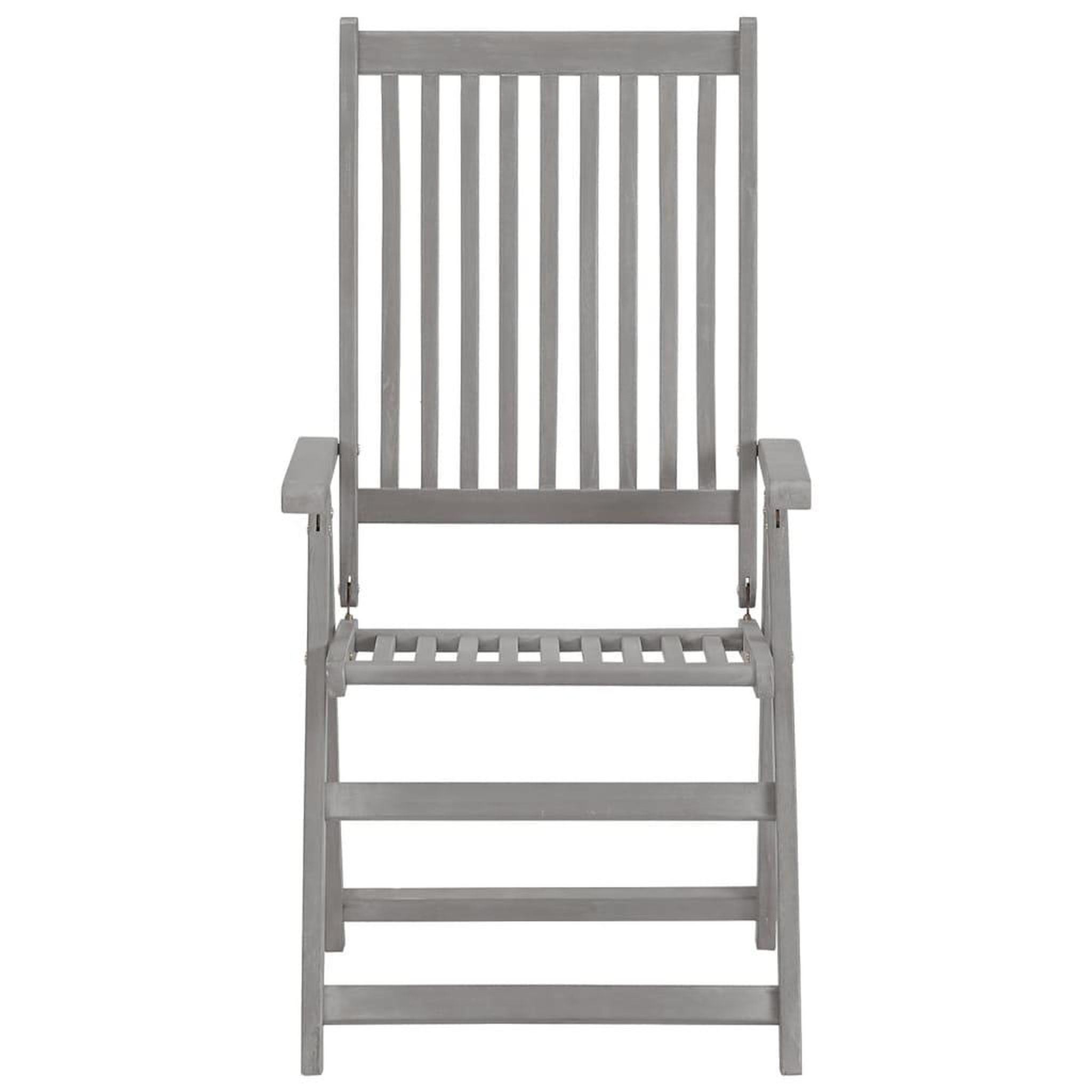 Voir la diapositive 4 : VIDAXL Chaises inclinables de jardin lot de 3 et coussins Bois acacia