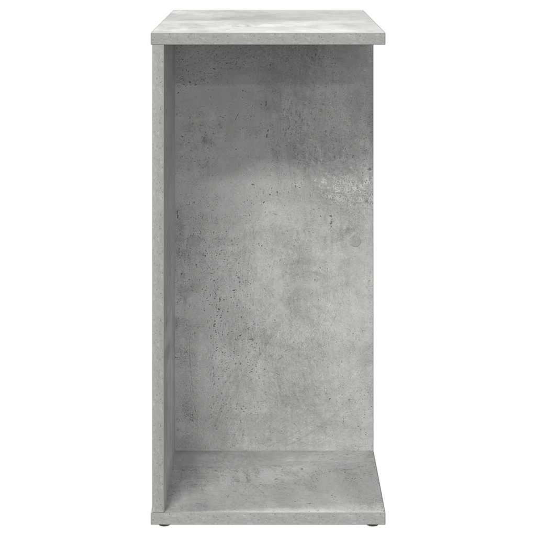 Voir la diapositive 5 : VIDAXL Table de chevet gris beton 46,5x29x61 cm bois d'ingenierie