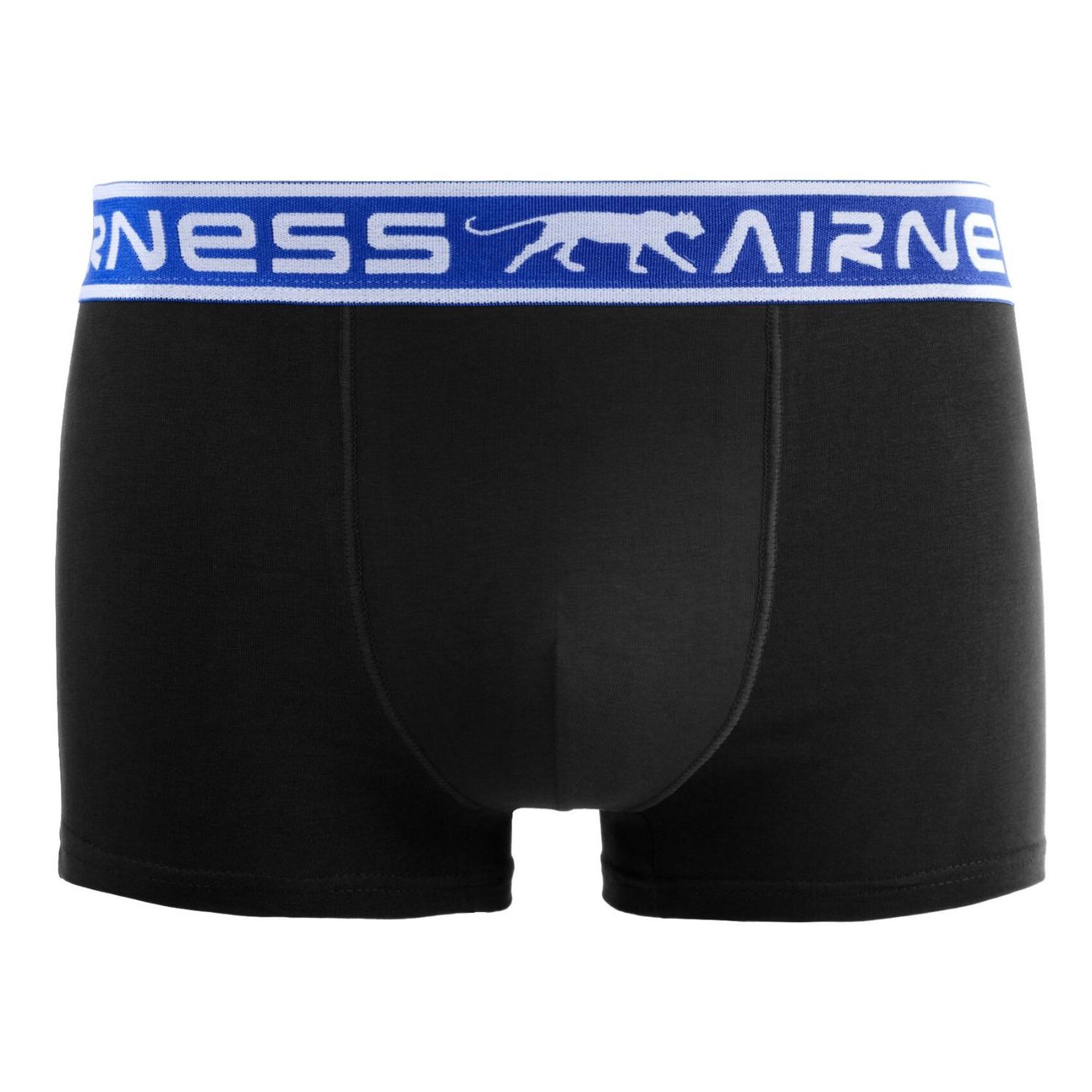 Voir la diapositive 3 : Airness Lot de 5 boxers homme en coton ceinture colorée starter