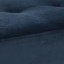 Voir la diapositive 3 : TOILINUX Banc 2 places Bella en métal et tissus effet velours