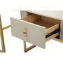 Voir la diapositive 4 : Paris Prix Lot de 2 Tables Basses  Beauty  70cm Crème & Or