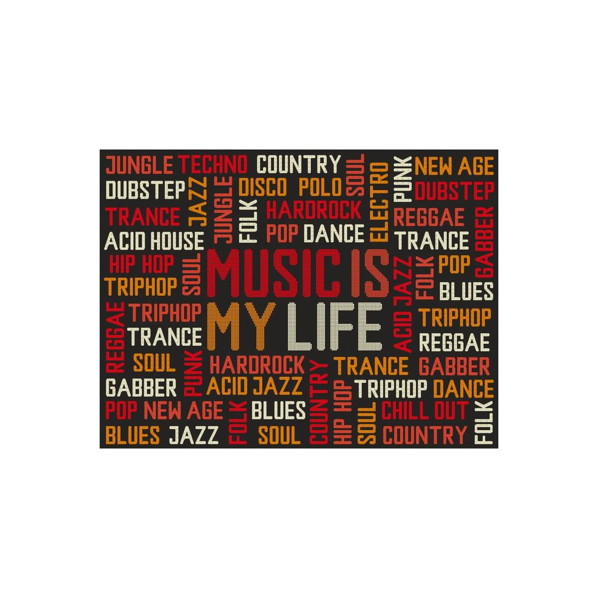 Voir la diapositive 2 : Paris Prix Papier Peint  Music is My Life