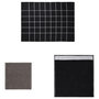 Voir la diapositive 2 : VIDAXL Ensemble de serviettes 12 pcs noir coton