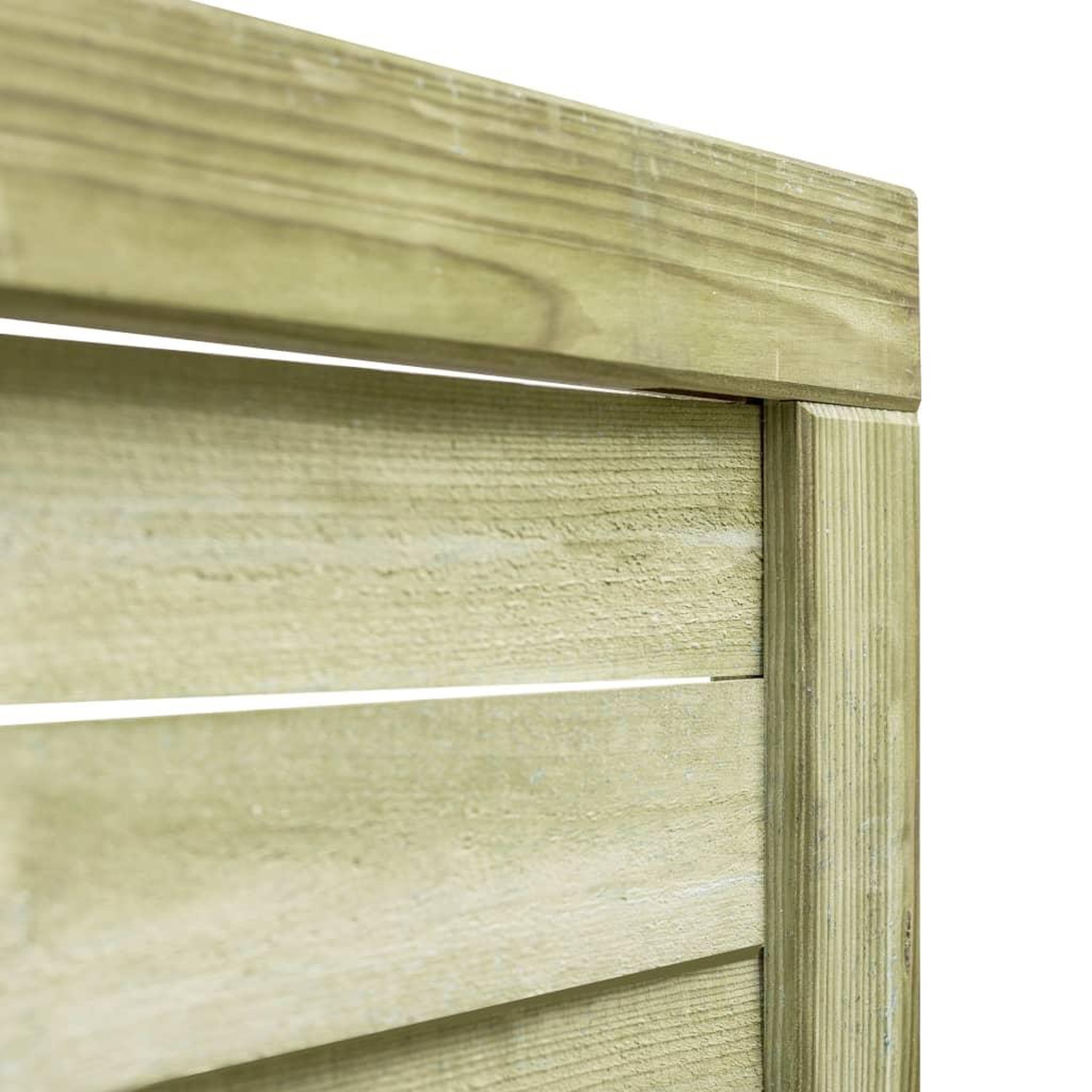 Voir la diapositive 3 : VIDAXL Portillon Bois de pin impregne 100x125 cm Vert
